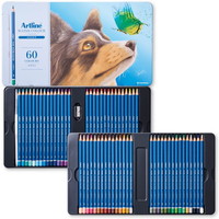 #シャチハタ 図画用品 アートライン水彩色鉛筆 リベリオ  60色セット KCPL-W60C-H