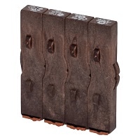 #シャチハタ 印章用品 連結数字スタンプフレームB 追加用4本セット 2 GRJ-1FBE4S-2