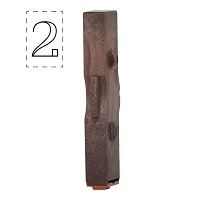 #シャチハタ 印章用品 連結数字スタンプ月日A  2 GRJ-1DA-T2