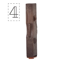 #シャチハタ 印章用品 連結数字スタンプ月日A  4 GRJ-1DA-T4