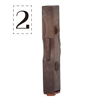 #シャチハタ 印章用品 連結数字スタンプ月日B  2 GRJ-1DB-T2