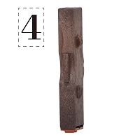 #シャチハタ 印章用品 連結数字スタンプ月日B  4 GRJ-1DB-T4