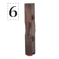 #シャチハタ 印章用品 連結数字スタンプ月日B  6 GRJ-1DB-T6