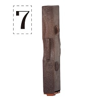 #シャチハタ 印章用品 連結数字スタンプ月日B  7 GRJ-1DB-T7