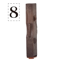 #シャチハタ 印章用品 連結数字スタンプ月日B  8 GRJ-1DB-T8