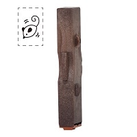 #シャチハタ 印章用品 連結数字スタンプフレームA 追加用1本 ねずみ GRJ-1FA-E1