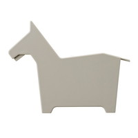 #セキセイ 机上用品 アニマルペンスタンド･ウマ  ライトグレー PN-1052-61