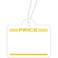 #ササガワ 値札 パック入提札 カバン型 金箔 PRICE   19-985