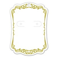 #ササガワ ピアス・イヤリング用 ピアス・イヤリング専用台紙 ホワイト L   19-2602