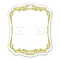 #ササガワ ピアス・イヤリング用 ピアス・イヤリング専用台紙 ホワイト M   19-2612