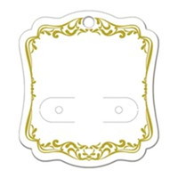 #ササガワ ピアス・イヤリング用 ピアス・イヤリング専用台紙 ホワイト S   19-2622