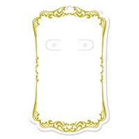 #ササガワ ピアス・イヤリング用 ピアス・イヤリング専用台紙 ホワイト LL   19-2632