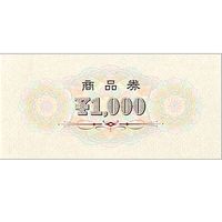 #ササガワ 商品券 商品券 横書 ￥1000 裏字入   9-313