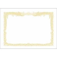 #ササガワ 賞状用紙 プリンタ対応OA賞状用紙 白 A4判 縦書用 10P   10-1060