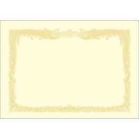 #ササガワ 賞状用紙 プリンタ対応OA賞状用紙 クリーム A4判 縦書用 10P   10-1067
