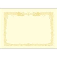 #ササガワ 賞状用紙 プリンタ対応OA賞状用紙 クリーム A3判 縦書用 10P   10-1087