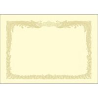 #ササガワ 賞状用紙 プリンタ対応OA賞状用紙 クリーム A3判 縦書用 100P   10-1187