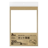 #ササガワ カット薄紙 カット薄紙(薄葉紙) ホワイト   35-90