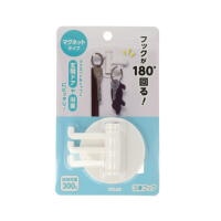 #ベロス フック 3連フック（マグネットタイプ）  白 SH-6051M