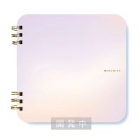 #ビバリー ノート まるみのノート B7変形･L ライラックのささやき MM-051