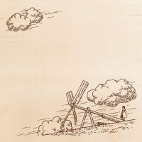 #ビバリー(国内販売のみ） 印章用品 いろどりはんこ ゴム印 プロローグ･天空の城ラピュタ TSW-191