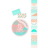 #ビバリー シール ラベラーロールシール･バウム 15design･1000Sheet ルンルン･シュガーピンク SL-274