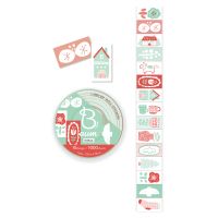 #ビバリー シール ラベラーロールシール･バウム 15design･1000Sheet 北欧 SL-276