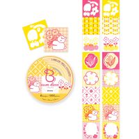 #ビバリー シール ラベラーロールシール･バウム 8design･500Sheet おはな SL-281