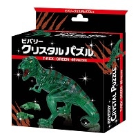 #ビバリー クリスタルパズル T-REX・グリーン 49ピース 恐竜 50227