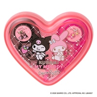 #プラス(国内販売のみ） デザイン用品 デコラッシュサンリオ限定セット  ハートケース付 マイメロディ＆クロミ 46882