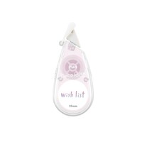 #プラス デコレーションテープ デコラッシュ･太幅限定Topic柄 10mm幅 Wish･List 51795