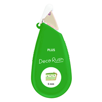 #プラス デコレーションテープ デコラッシュ 6mm 限定カラー別デザート  グリーン 51814