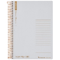 #マルマン ノート スパイラルノート A5・横罫150枚 ライトグレー N237OHFS-51