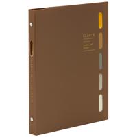 #マルマン ファイル用品 バインダー･クラルテ A5 ブラウン F415-07