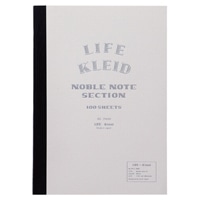【kleid】ノート ノーブルノート LIFE×kleid ホワイト A5 2mm方眼  8962