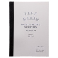 【kleid】ノート ノーブルノート LIFE×kleid ホワイト B6 2mm方眼  8964