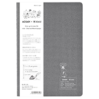 #kleid(国内販売のみ） ノート MOOMIN×kleid  2ミリグリッドノート  B6 チャコール・ムーミンパパ 8916-04