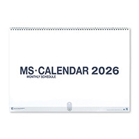 #新日本カレンダー 2026年度版カレンダー MSカレンダー   NK8499_26