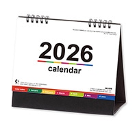 #新日本カレンダー 2026年度版カレンダー 卓上カレンダー カラーインデックス   NK8516_26