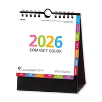 #新日本カレンダー 2026年度版カレンダー 卓上カレンダー コンパクトカラー   NK8508_26