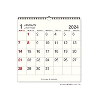 #新日本カレンダー 2026年度版カレンダー ＬＰ壁掛  アイボリー EDC4742_26