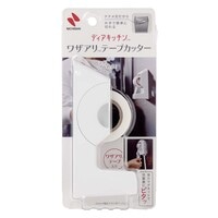 #ニチバン ワザアリテープカッター テープ付き ホワイト DK-TC5