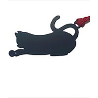 #東洋精密工業 読書関連小物 ブックマーク・じゃれあい猫Ｂ  ブラック CAT-044