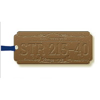 #東洋精密工業 ブックマーク ナンバープレートB（G)  ゴールド RBM019