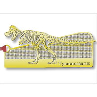 #東洋精密工業 ブックマーク ティラノサウルス  ゴールド Y001