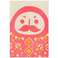 #アクティブコーポレーション カード ポストカード･梅屋  ひげ達磨 M01-PPF-268