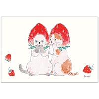 #アクティブコーポレーション カード ポストカード･トコロコムギ  いちご M01-PPR-208