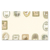 #アクティブコーポレーション ミニメッセージカード トビマツショウイチロウ　ミニメッセージカード  frame飾り放題 L03-ANH-114