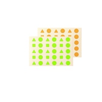 #ライフ(国内販売のみ） シール ライフスケープ ラベル  蛍光グリーン･オレンジ YL34