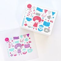 #こどものかお こども ２４５０   このいろスタンプ 002 2450-002